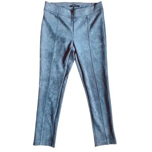 Andrew Marc Faux Suede Leggings Pants Mocha Mousse Taupe Size Medium